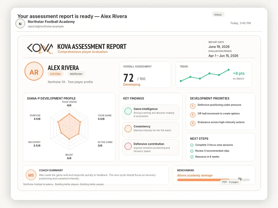 Sample Kova assessment report